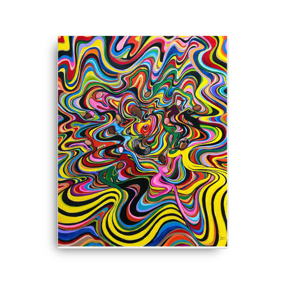 Hip Hop Frequency Canvas Prints