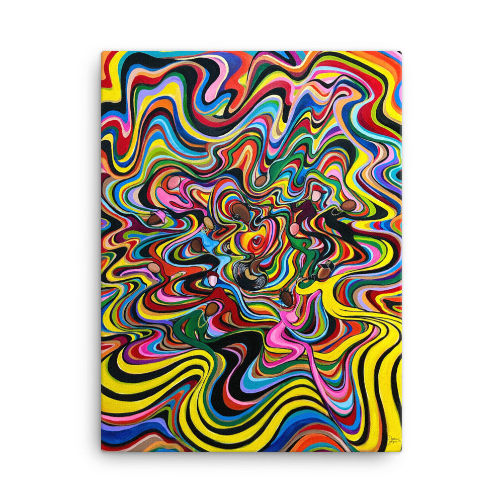 Hip Hop Frequency Canvas Prints