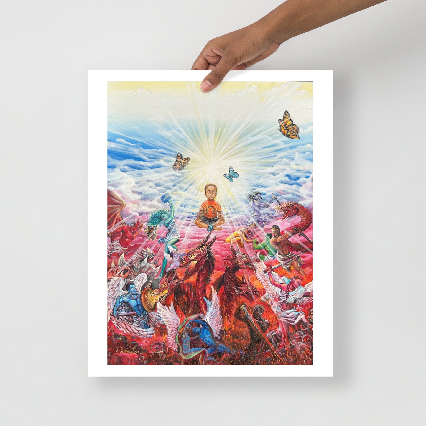 Spiritual Warfare Print on Poster