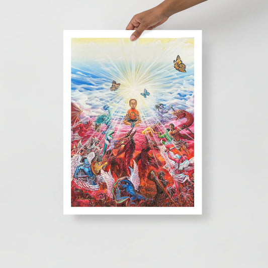 Spiritual Warfare Print on Poster