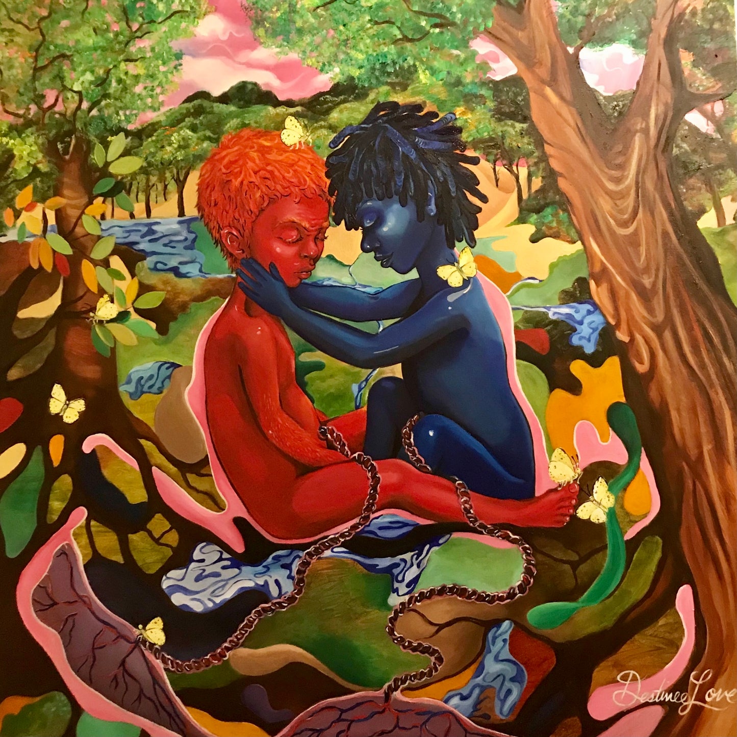 Esau and Jacob Canvas Print