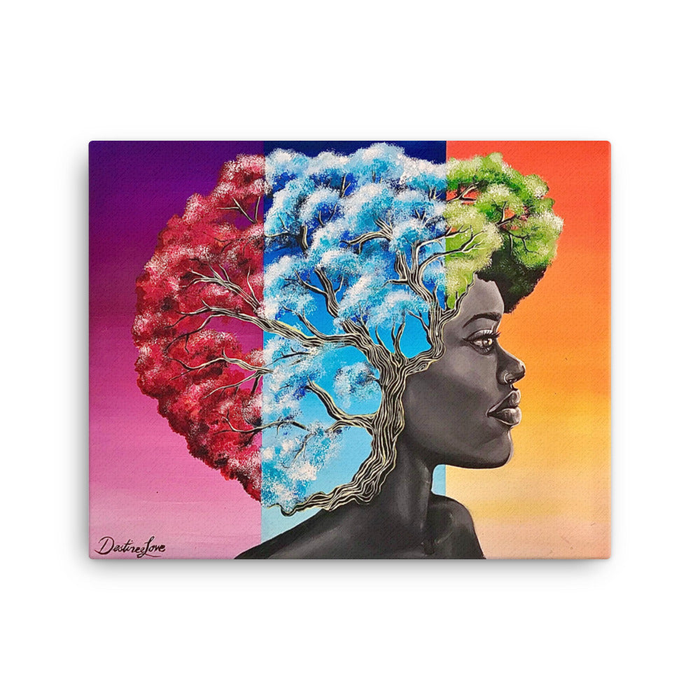 Colors of Nature Print on Canvas