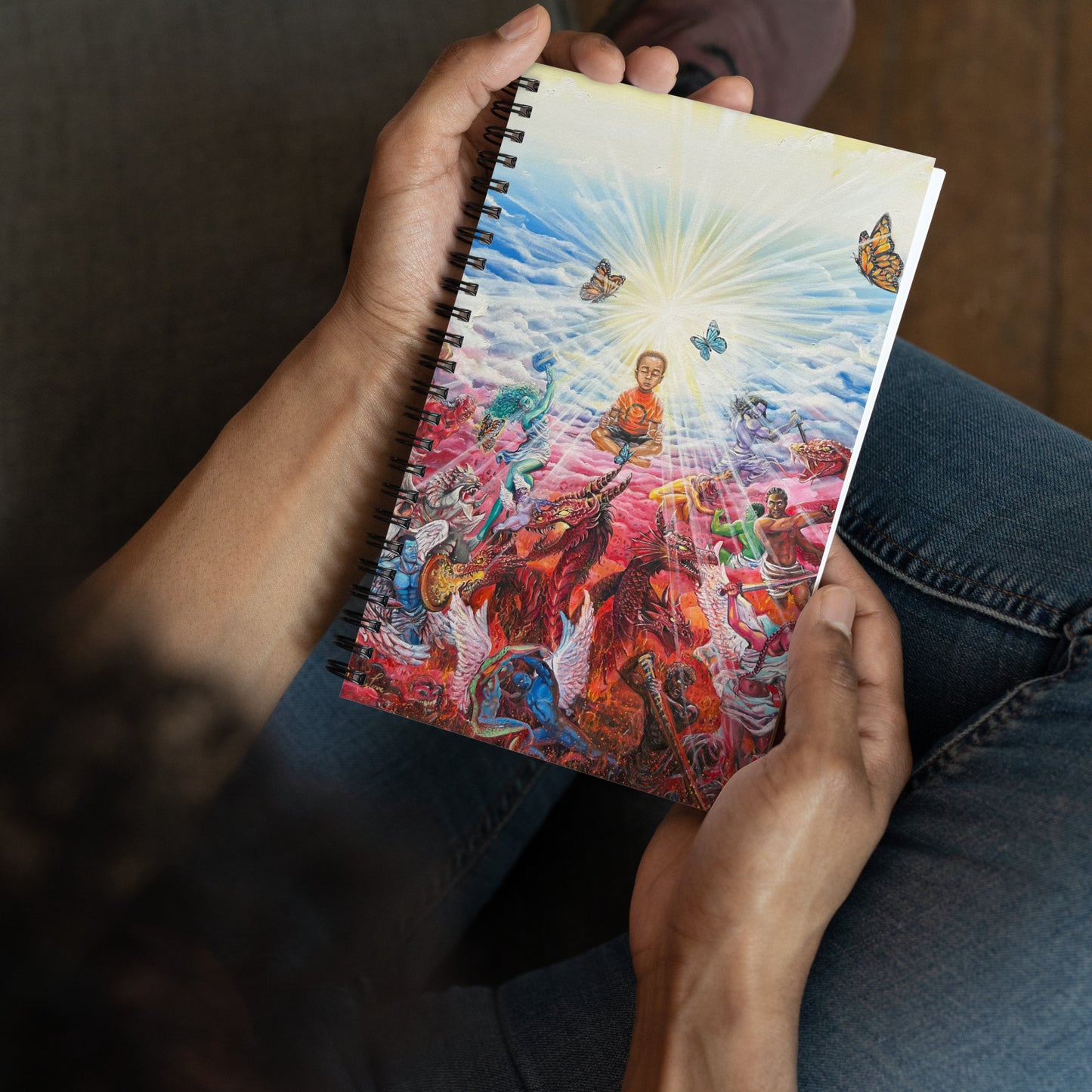 Spiritual Warfare Spiral notebook